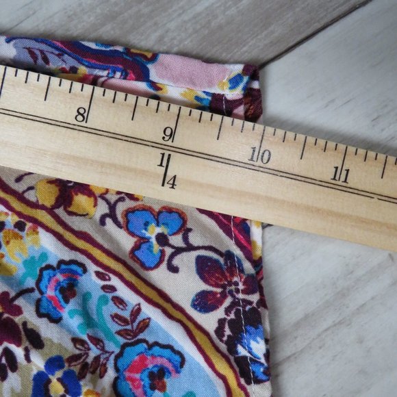 Nanette Lepore* Women's Short Sleeve V-Neck Front/Back BOHO Pullover Blouse~ XS - Picture 10 of 11